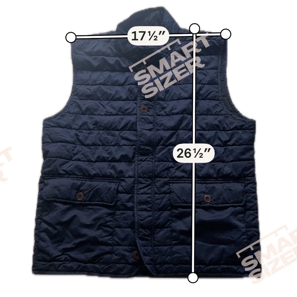 Peter Millar Quilted Vest Mens L Navy Excellence Quilted Button Zip Front